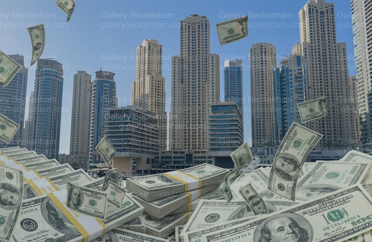 Financial Documents Collage: licensed stock photo by Gallery Beckenham